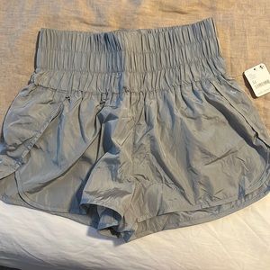 Free People wide band shorts NWT